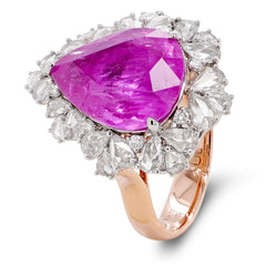 Interchangeable Pink Sapphire Ring/Pendant