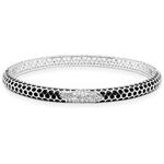 Black Enamel Bangle