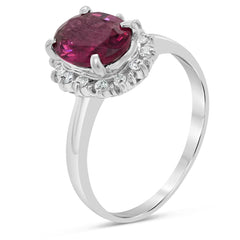 Rhodolite Garnet Ring