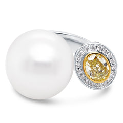 Pearl & Diamond Ring