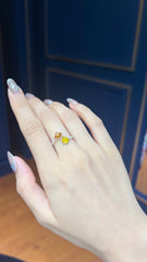 Salt & Pepper Diamond Promise Ring