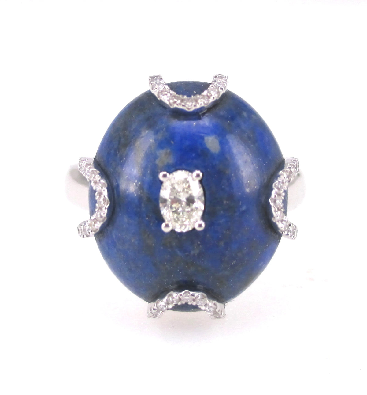 Lapis & Diamond Ring