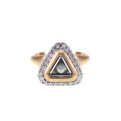 Semi-Raw Diamond Ring