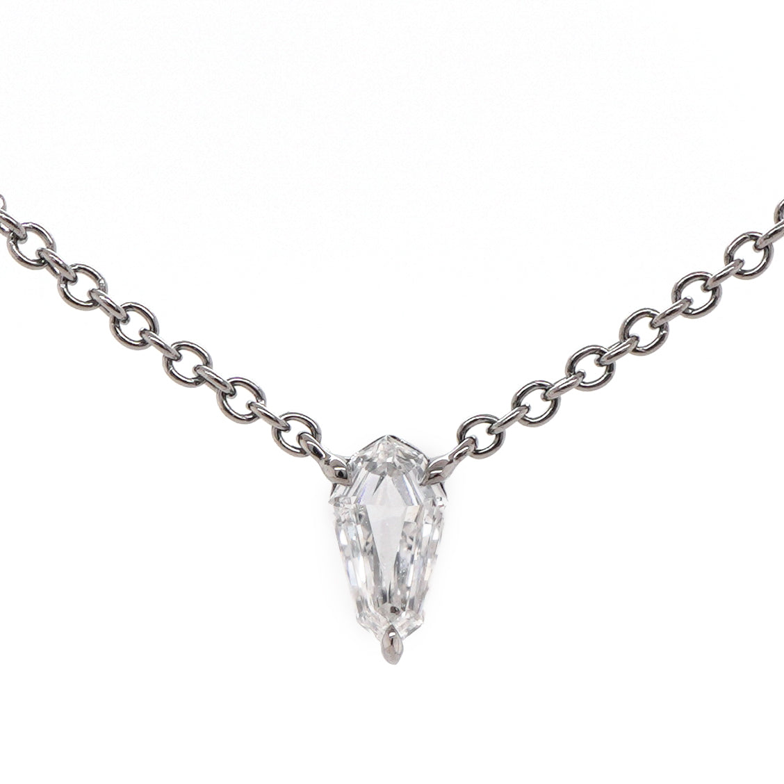 Kite Shaped Diamond Necklace