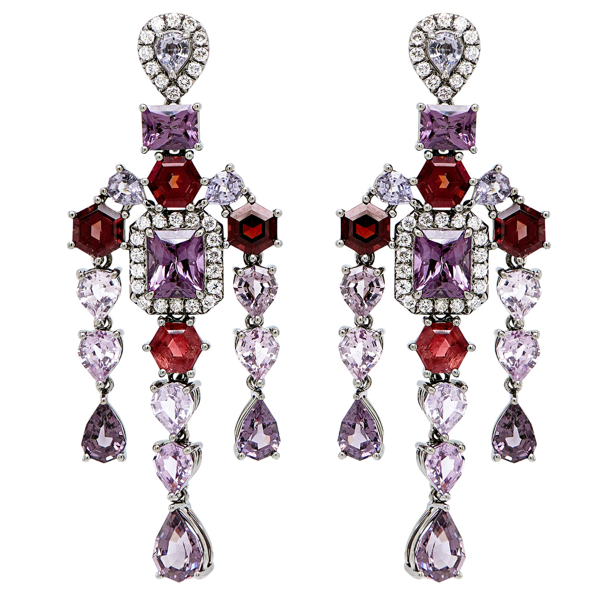 Spinel Drop Earrings