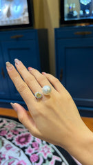 Pearl & Diamond Ring