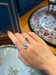 Sapphire & Ruby Ring