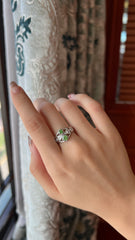 Demantoid Garnet Ring