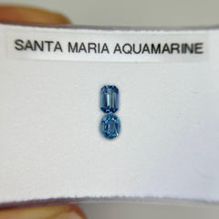 Santa Maria Aquamarine Pair (0.75 cts)