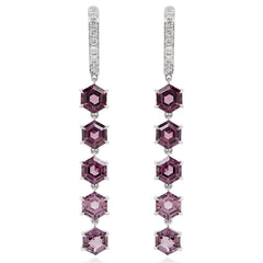 No Heat Spinel Drop Earrings