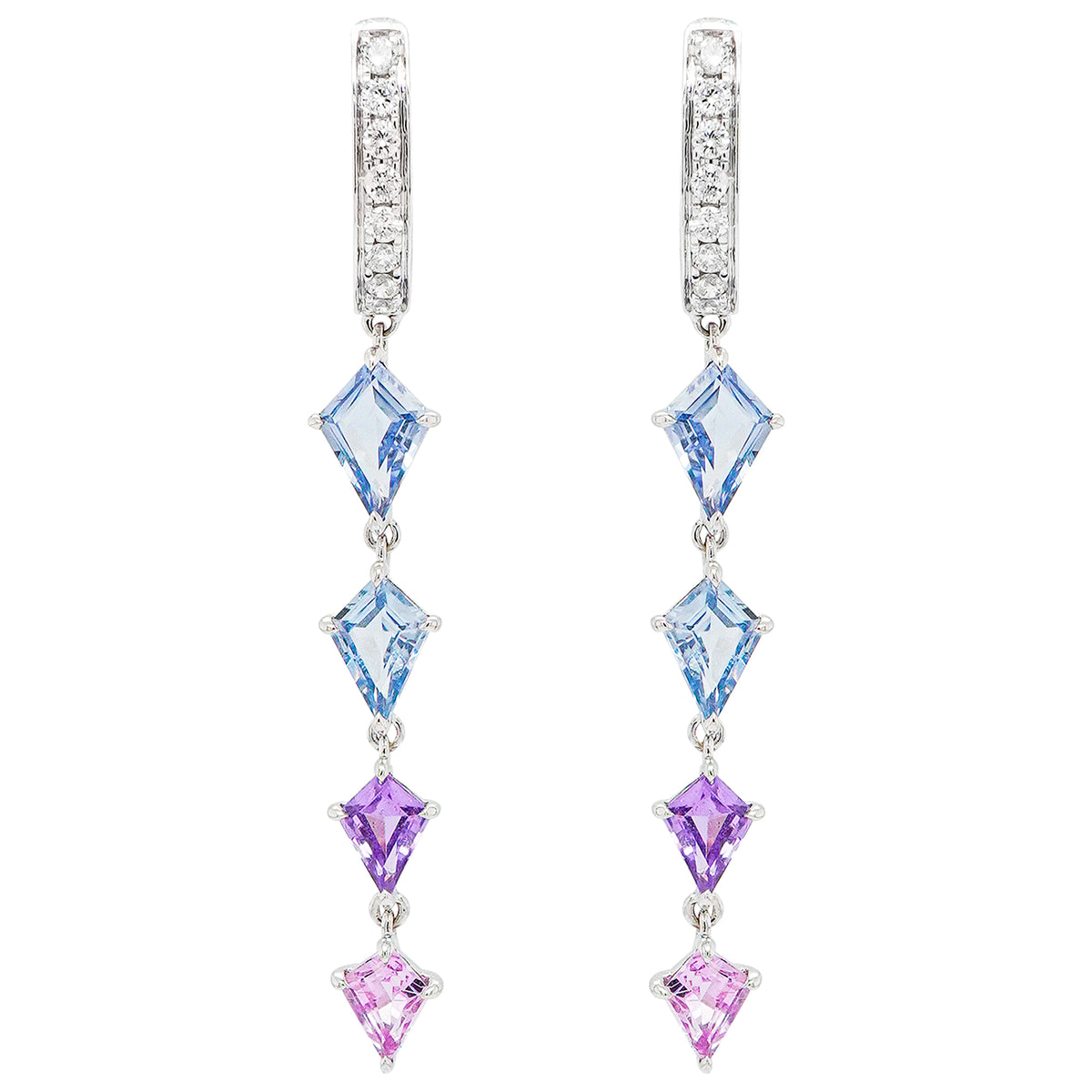 Sapphire Drop Earrings