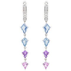 Sapphire Drop Earrings