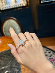 Diamond North Star Ring