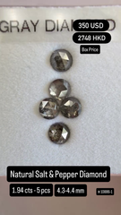 Natural Salt & Pepper Diamond Deal (1.94 cts)