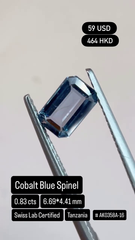 Cobalt Blue Spinel Deal (0.83 cts)