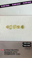 Natural Yellow Diamond Deal (1.47 cts)