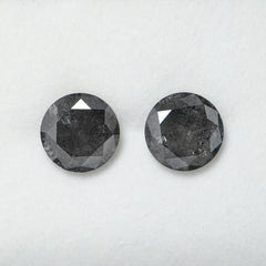 Grey Icy Diamond Pair(16.9 cts)